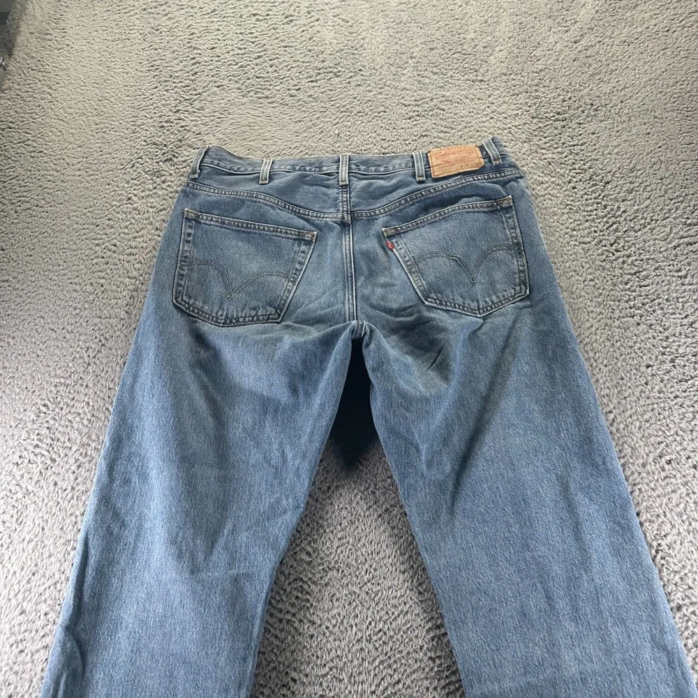 Vintage Levi's 505 Jeans Mens 38x32 Blue Cotton‎ Denim Straight Workwear Faded
